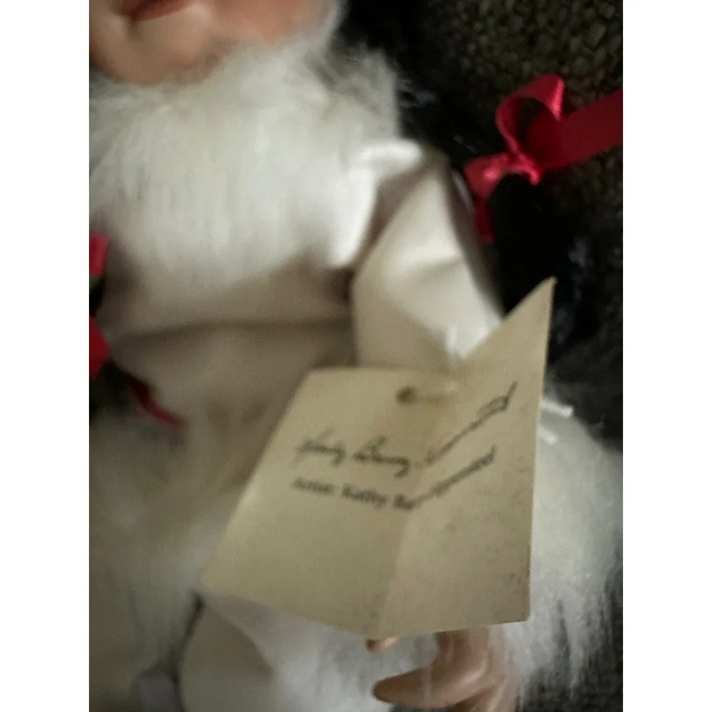 Edwin M Knowles Miki Porcelain Doll Kathy Barry-Hippensteel Toys Tots 76215-HT